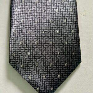 Bentley Gray Textured Pattern Tie